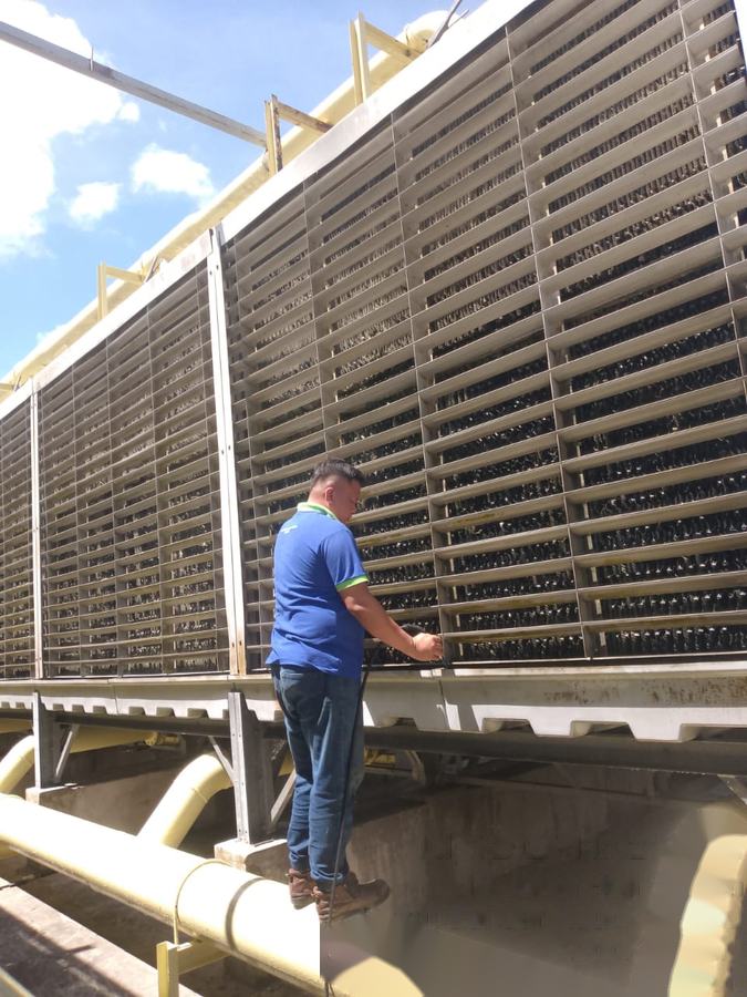 Cooling tower service and belt inspection, photo 6