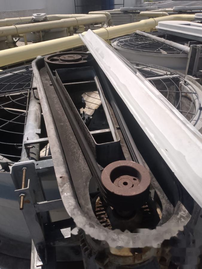 Cooling tower service and belt inspection, photo 7