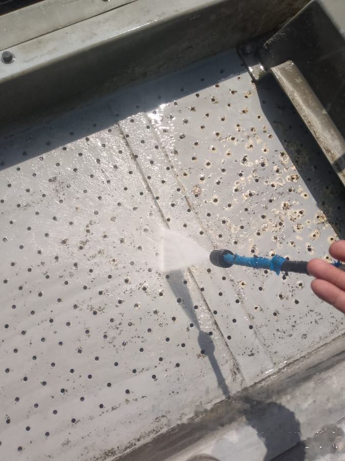 Cooling tower service and belt inspection, photo 8