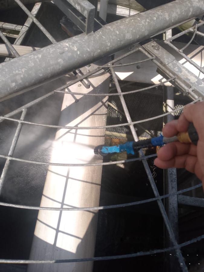 Cooling tower service and belt inspection, photo 10