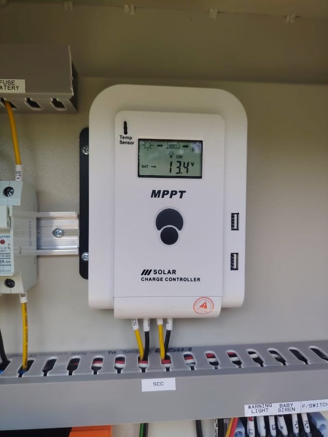 Solar lighting and flood warning system, photo 5